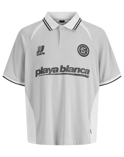 Jack & Jones Junior - JCOClub Ribbed Football Polo - Vapor Blue